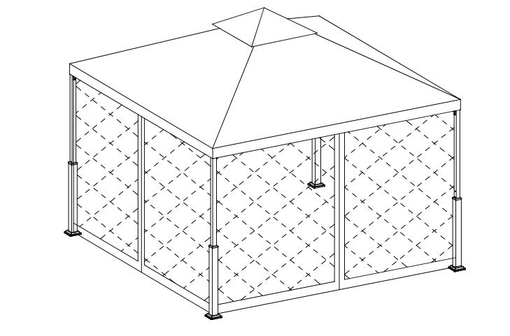 คู่มือการติดตั้งศาลาสวน 10X10Ft