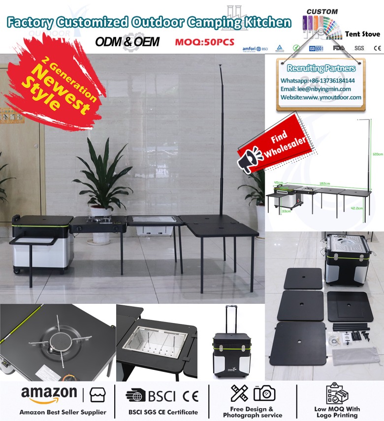 ใหม่ล่าสุด Generation 2 Camping Mobile Kitchen