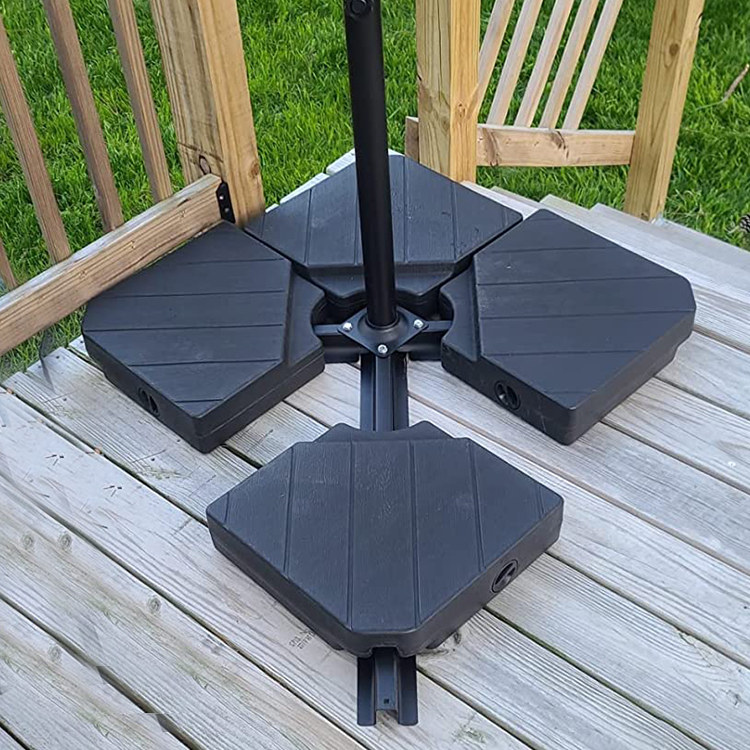 4 PCS Cantilever แขวนฐานร่มลาน