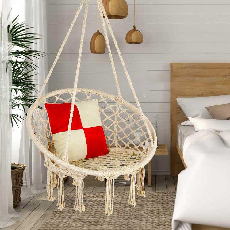 เก้าอี้เปลญวน Macrame