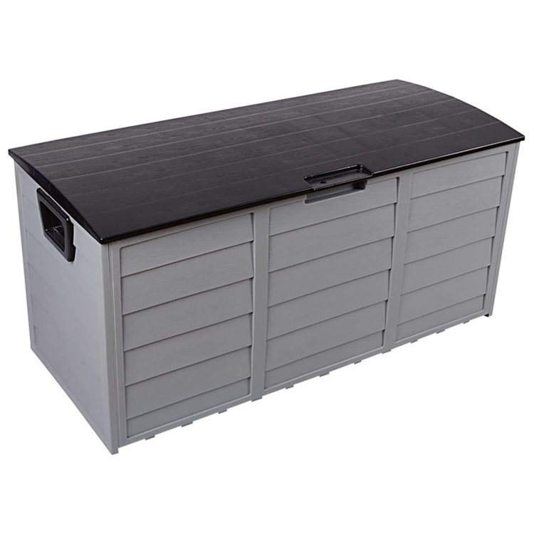75 แกลลอน Resin Deck Box Storage พร้อมล้อ